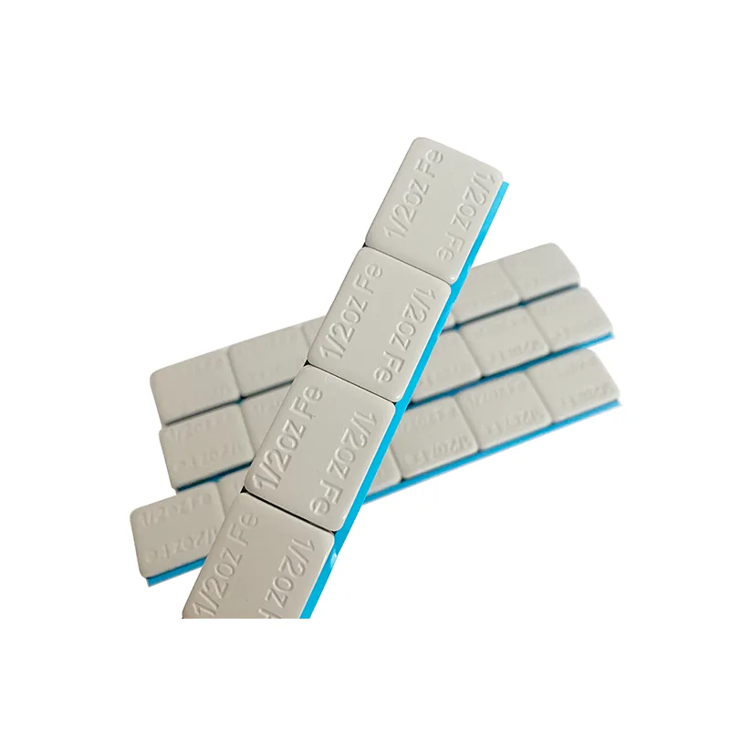 Dacromet coated adhesive wheel weight
